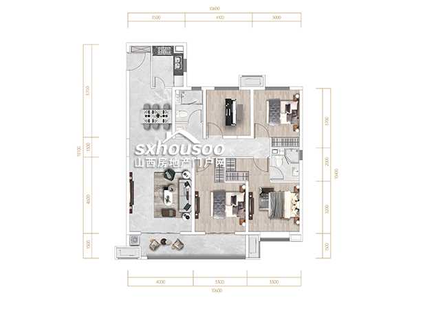 北區E1：4室2廳2衛 143㎡