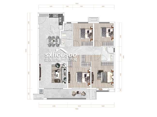 北區E3：4室2廳2衛 143㎡