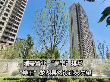 剛需置業(yè) “豪宅”排場 “卷王”龍湖果然沒讓人失望