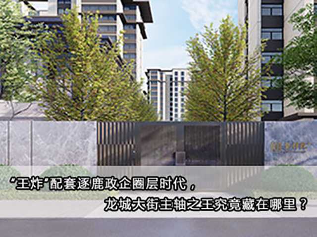 “王炸”配套逐鹿政企圈層時(shí)代，龍城大街主軸之王究竟藏在哪里？