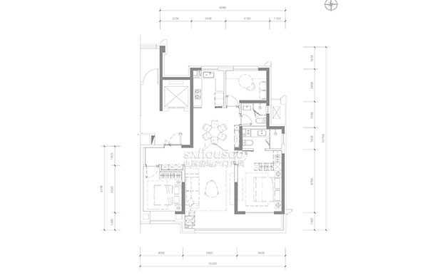126㎡ 三室兩廳兩衛